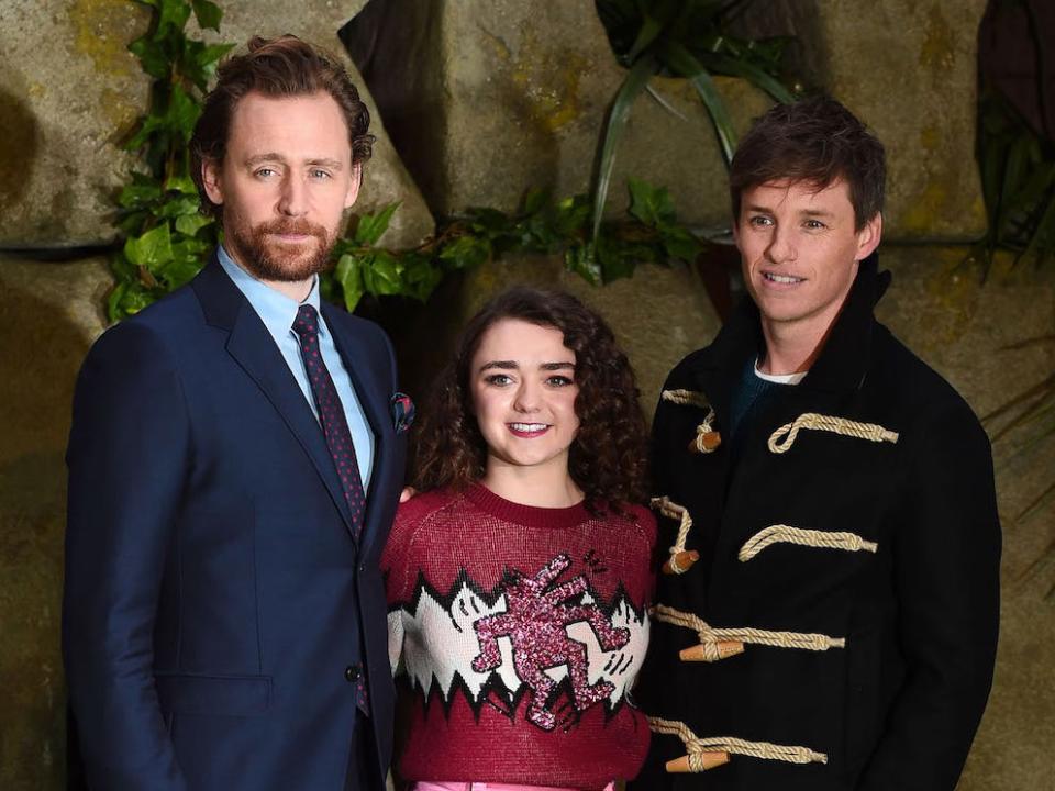 tom hiddleston maisie williams eddie redmayne