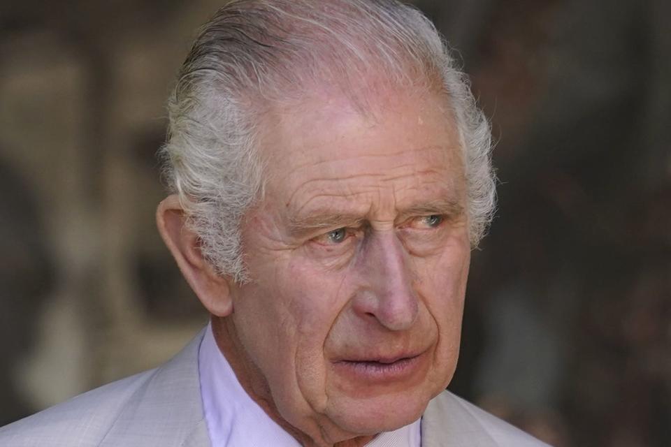 The King will remain in hospital overnight (Andrew Matthews/PA) (PA Wire)