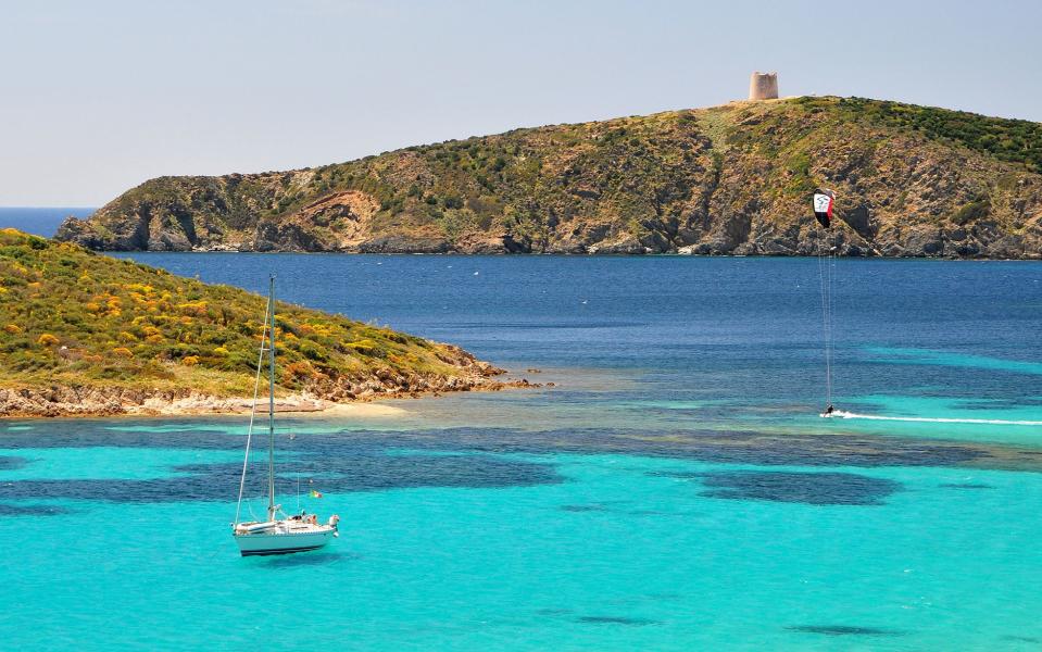 Sardinia's beaches are lined with crystal clear water - This content is subject to copyright.