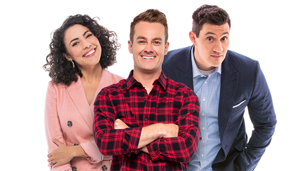 2Day FM has axed its breakfast radio show featuring Ash London, Grant Denyer and Ed Kavalee. Photo: 2Day FM 