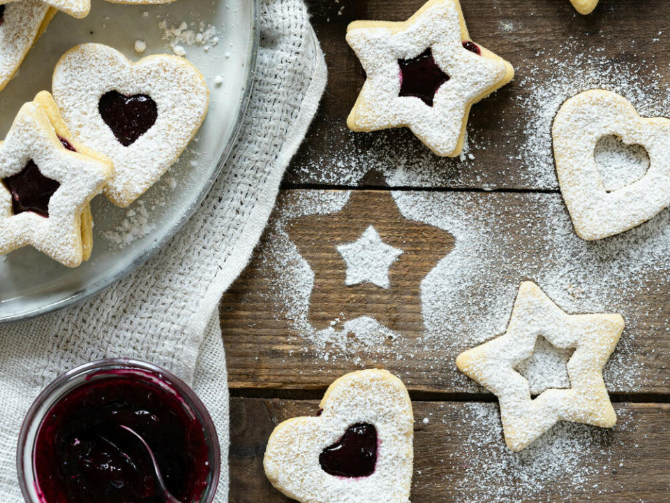 Spitzbuben schmecken auch ohne Zucker. (Bild: Stephanie Just)