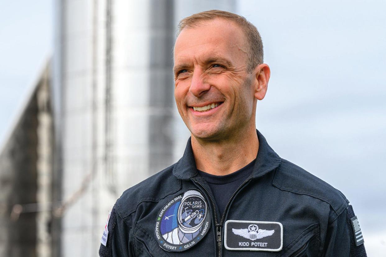 Thunderbird pilot, SpaceX astronaut and New Hampshire native Scott Poteet.