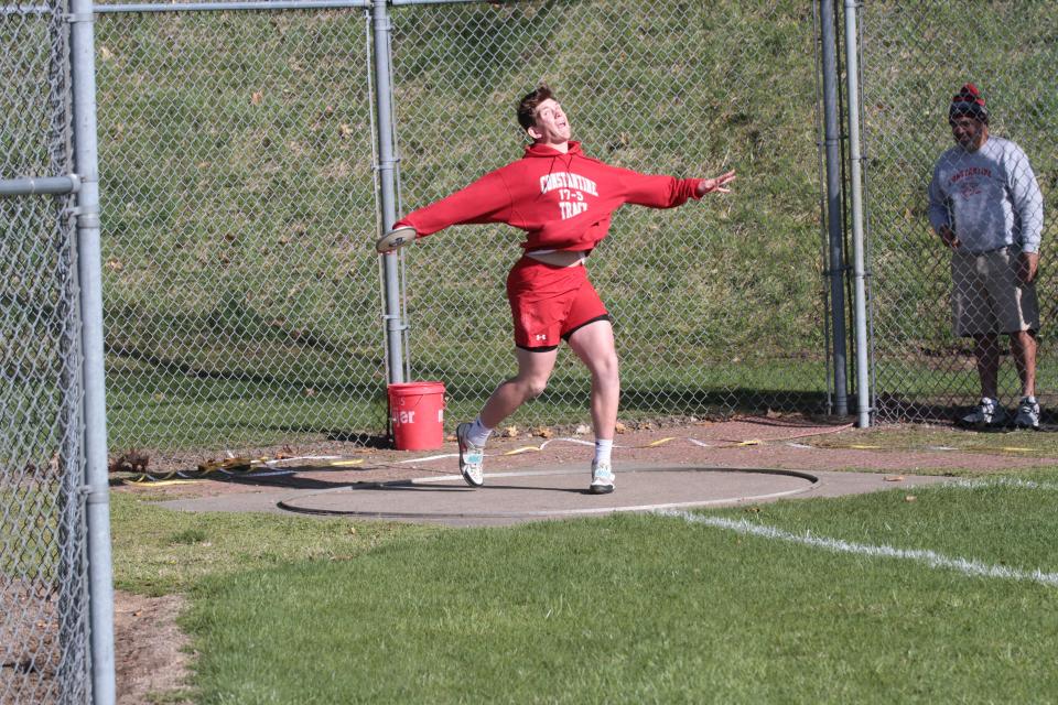 Bennett VandenBerg of Constantine is far away the top overall seed for the discus throw in St. Joseph County.