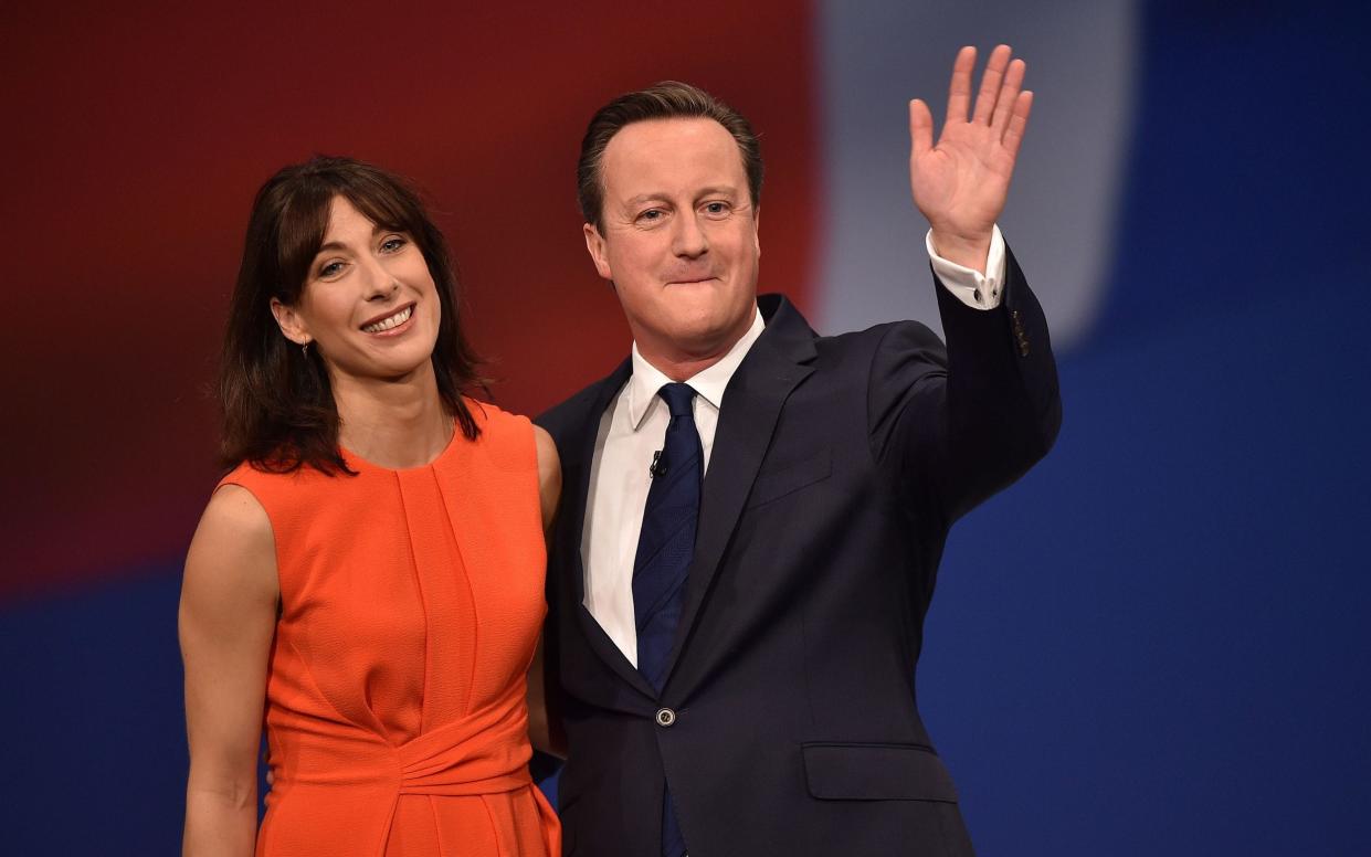 Samantha Cameron said lack of 'disposable income' means she cannot afford designer clothes - Eddie Mulholland