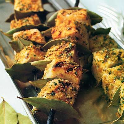 Grilled Swordfish Kebabs
