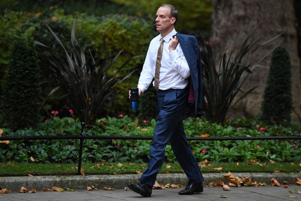 Deputy Prime Minister Dominic Raab (AFP via Getty Images)