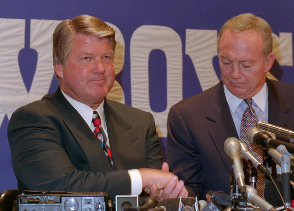 Jimmy Johnson and Jerry Jones