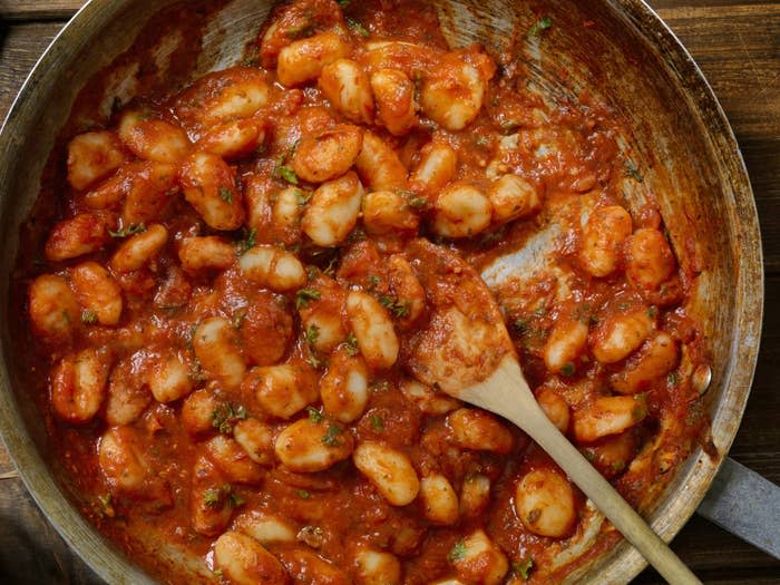 Gnocchi in tomato sauce