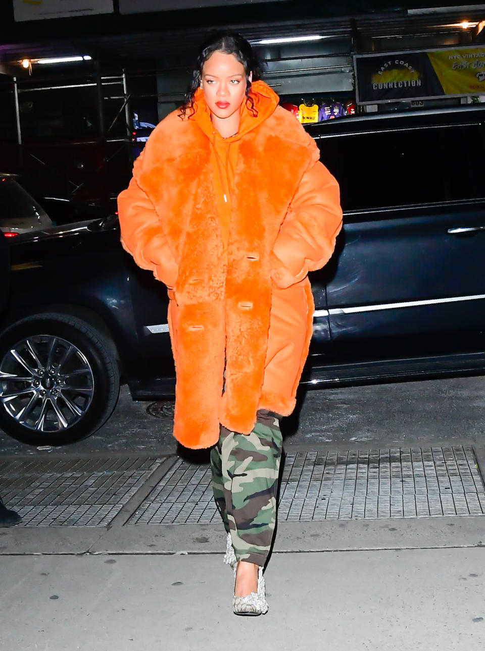 Rihanna is seen arriving at 