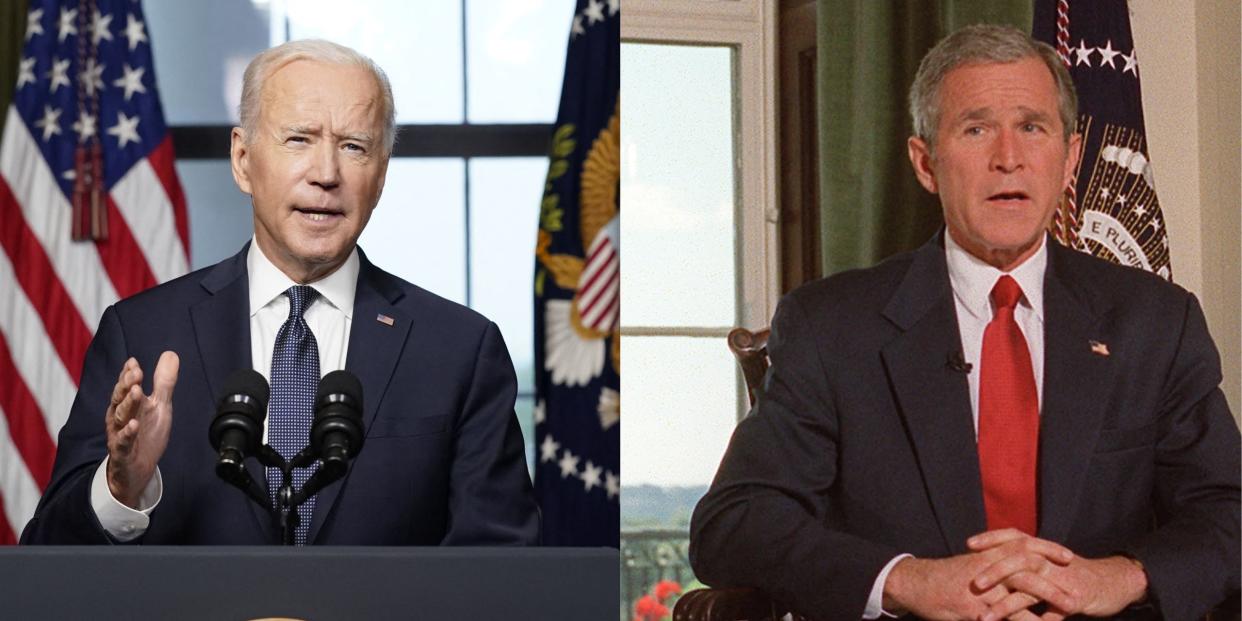 george w bush joe biden