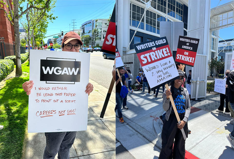 WGA Strike Signage