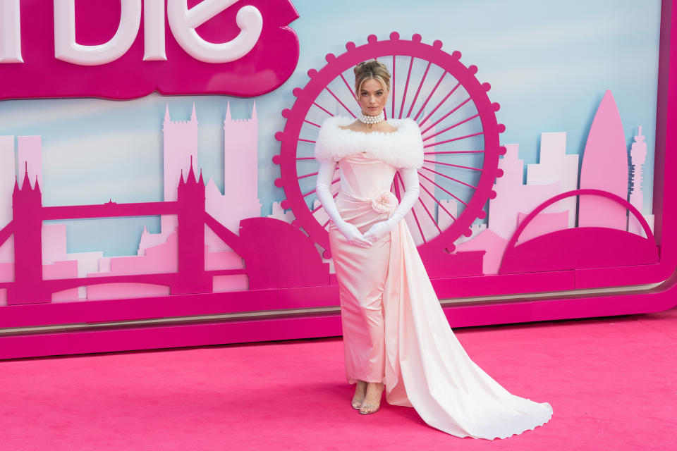 Margot Robbie rocked up as a real life Barbie. (Getty Images)