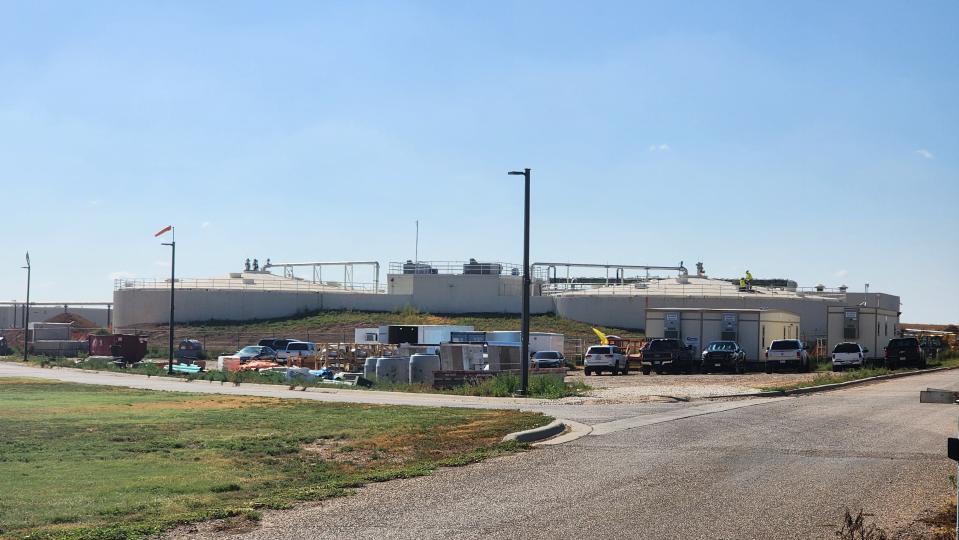 The Hollywood Road Water Treatment Facility in south Amarillo.