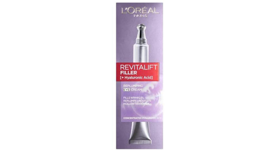 L'Oreal Paris Revitalift Filler + Hyaluronic Acid Anti-Ageing & Replumping Eye Cream