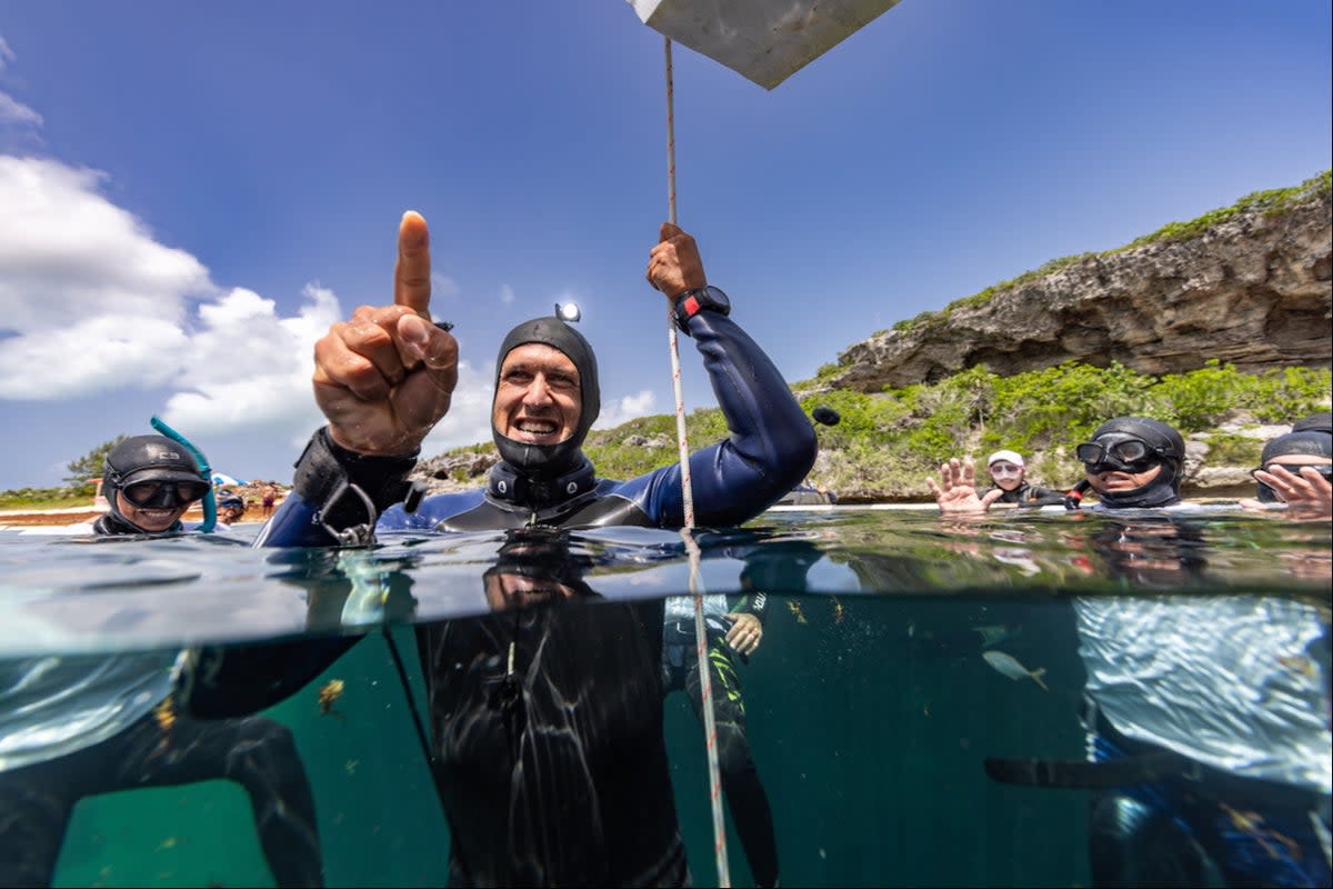 British freediver Gary McGrath (Daan Verhoeven )