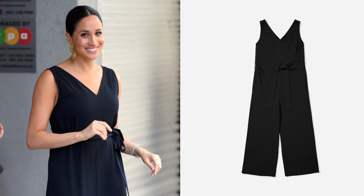 Meghan Markle in The Japanese GoWeave Essential Jumpsuit.
