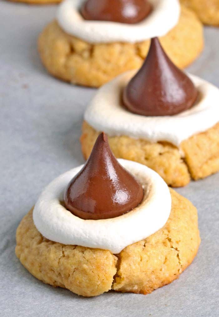 Hershey S'mores Kiss Cookies