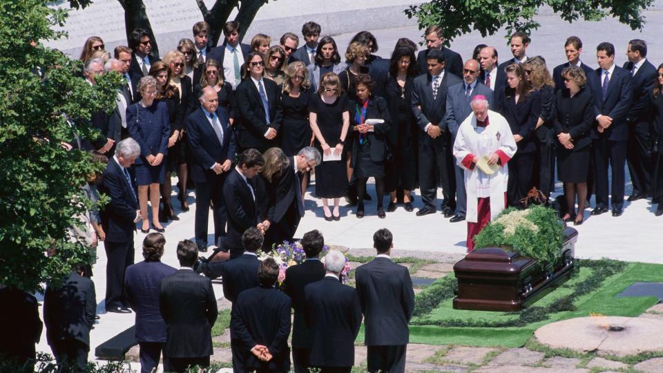 Jackie Onassis' Funeral in Arlington National Cemetery