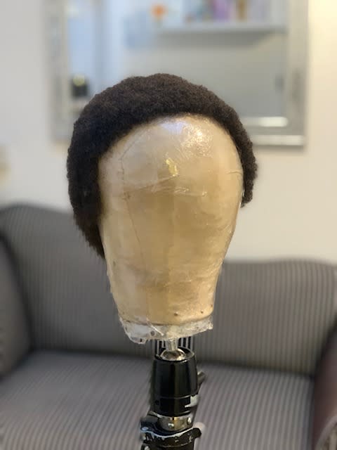Another wig made from a donation of real Afro hair (Raoul Wigmakers)
