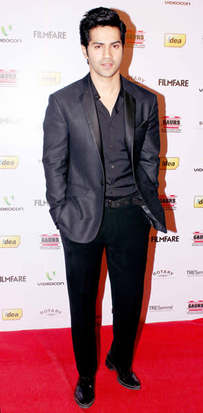 Spotted at the Filmfare nomination bash