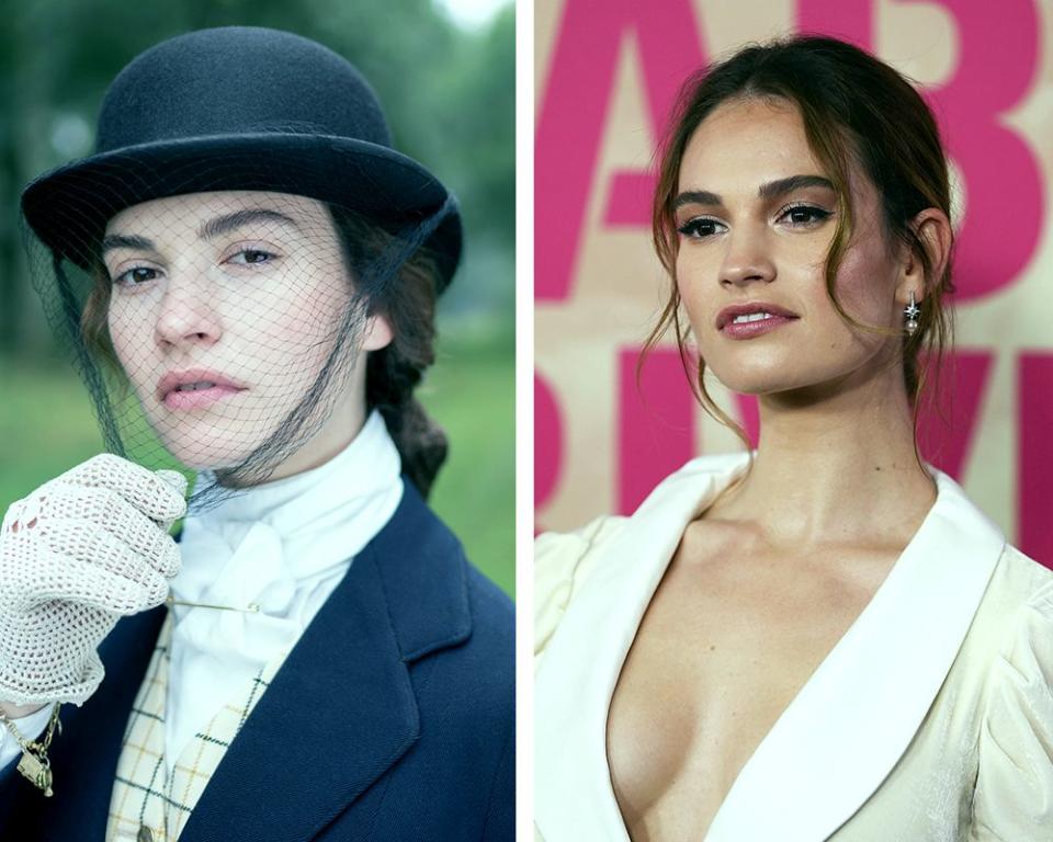 Lily James as Linda Radlett