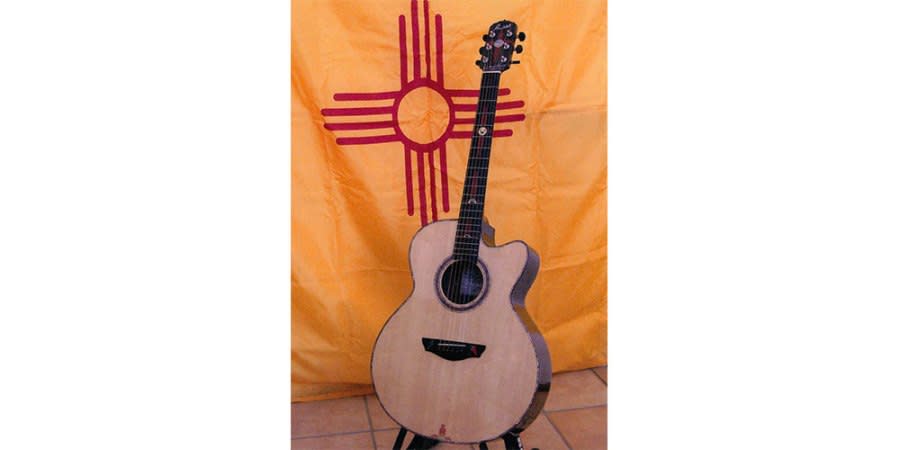 State guitar: A guitar known as “the New Mexico sunrise” | Photo Courtesy: NM Sec. of State