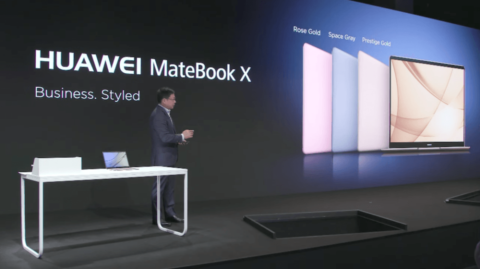 HUAWEI MateBook X、E、D 三款筆電產品德國柏林齊發