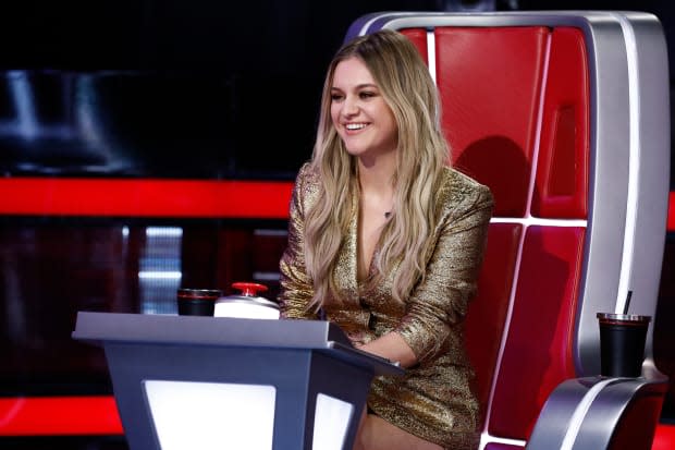 Kelsea Ballerini on "<a href="https://parade.com/tv/the-voice-season-23" rel="nofollow noopener" target="_blank" data-ylk="slk:The Voice;elm:context_link;itc:0;sec:content-canvas" class="link ">The Voice</a>"<p><a href="https://www.gettyimages.com/detail/1232011935" rel="nofollow noopener" target="_blank" data-ylk="slk:NBC/Getty Images;elm:context_link;itc:0;sec:content-canvas" class="link ">NBC/Getty Images</a></p>