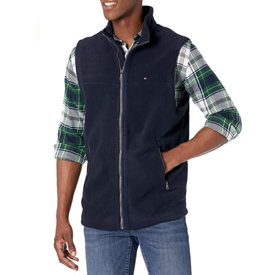 3) Tommy Hilfiger Polar Fleece Vest