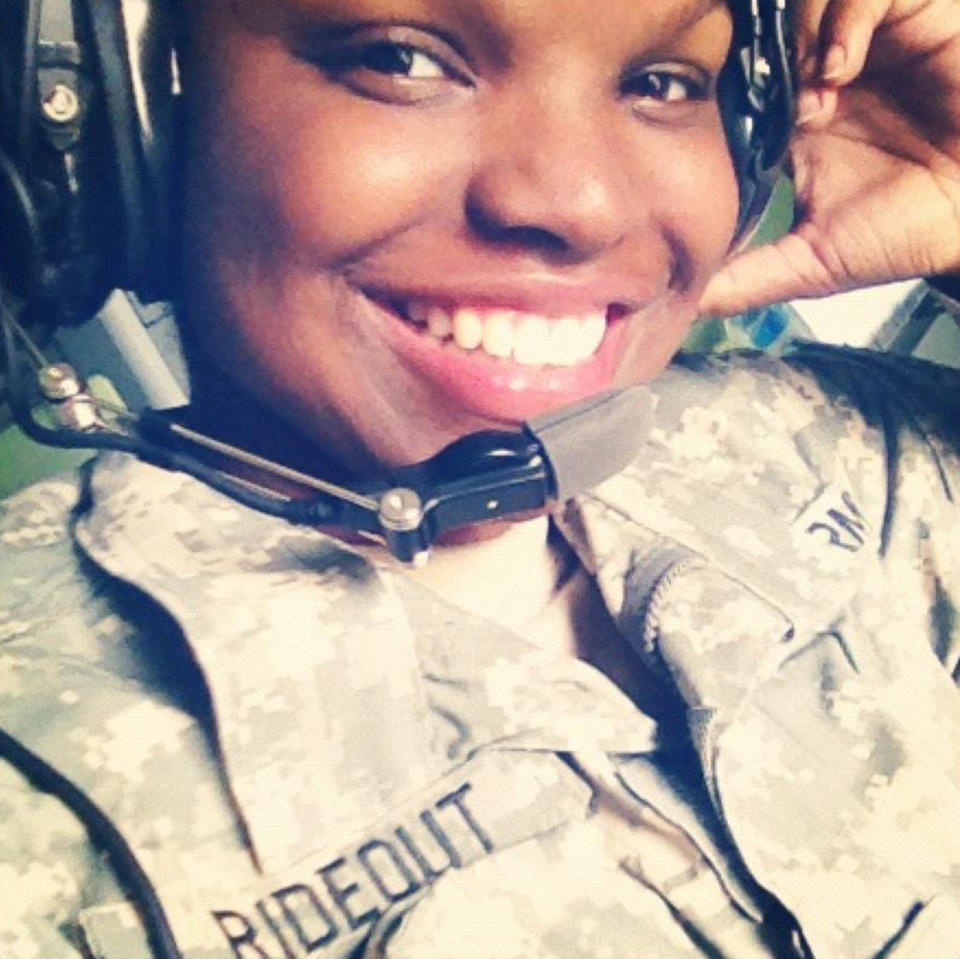 Darcel Rideout loved being a weapons instructor in the National Guard and the new perspective she gained from her role there.  (Courtesy Darcel Rideout)