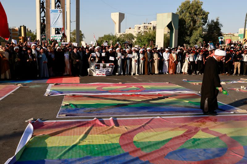 Protest in Baghdad following Koran burning in Sweden