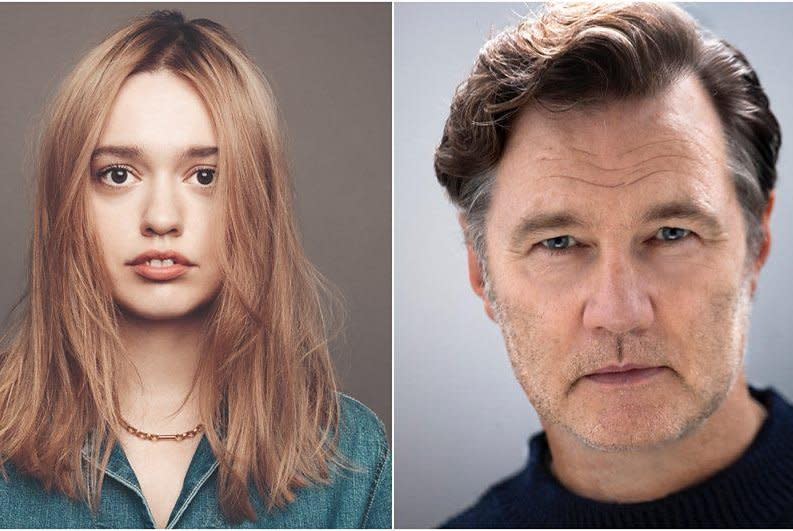 Aimee Lou Wood and David Morrissey will play a daughter and father in the new sitcom "Daddy Issues." Photo courtesy of BBC