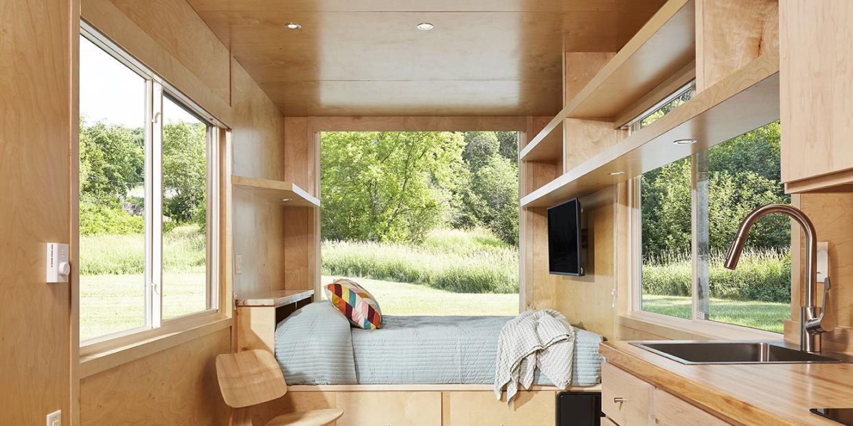 electric tiny homes escape interiors