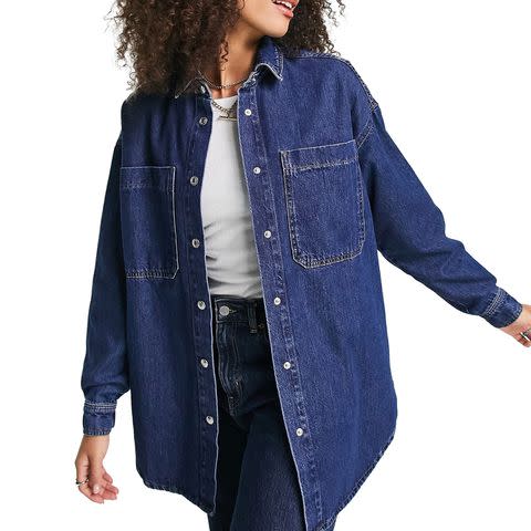 Denim Shirt-Jacket in Taitley Wash