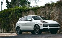 <p>Porsche's Cayenne S is the middle-rung model between the 355-hp Cayenne and the 541-hp Cayenne Turbo. A tangential ladder is occupied by the 455-hp Cayenne E-Hybrid, a plug-in that offers pure electric driving for limited distances at up to 83 mph.</p>