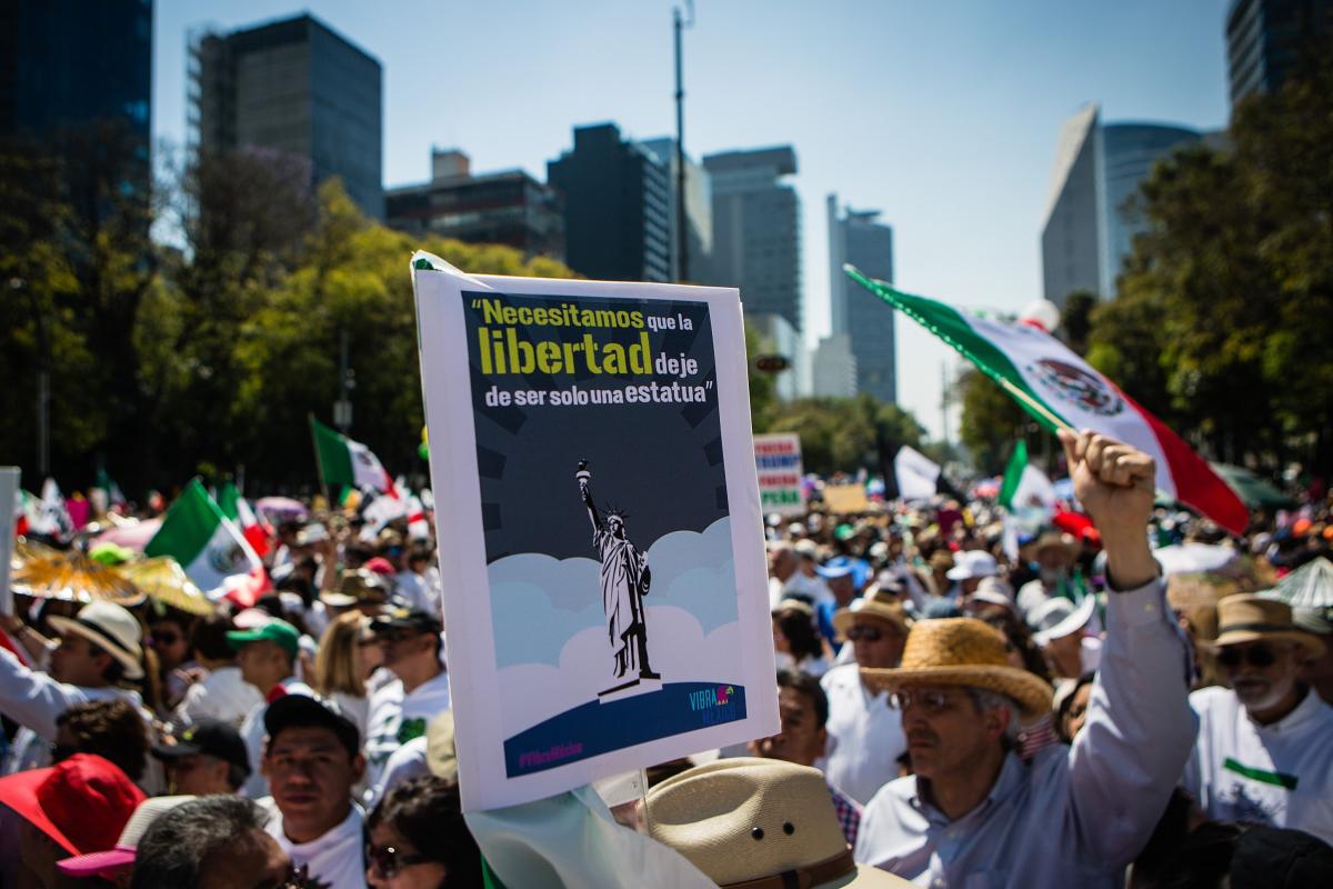 Thousands of Protesters Across Mexico March Against President Trump