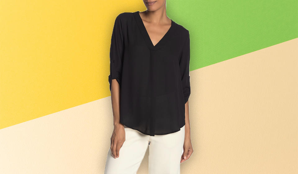 Save 44 percent on this Zoom-appropriate top. (Photo: Nordstrom Rack)