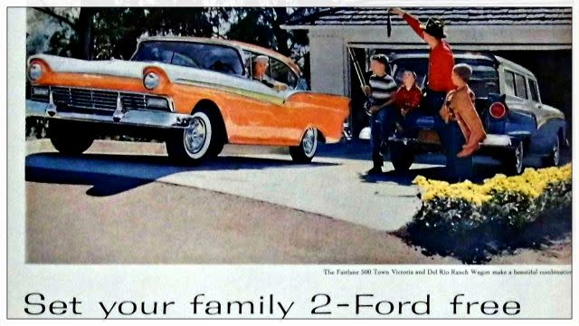 A 1957 Ford ad in Life Magazine.