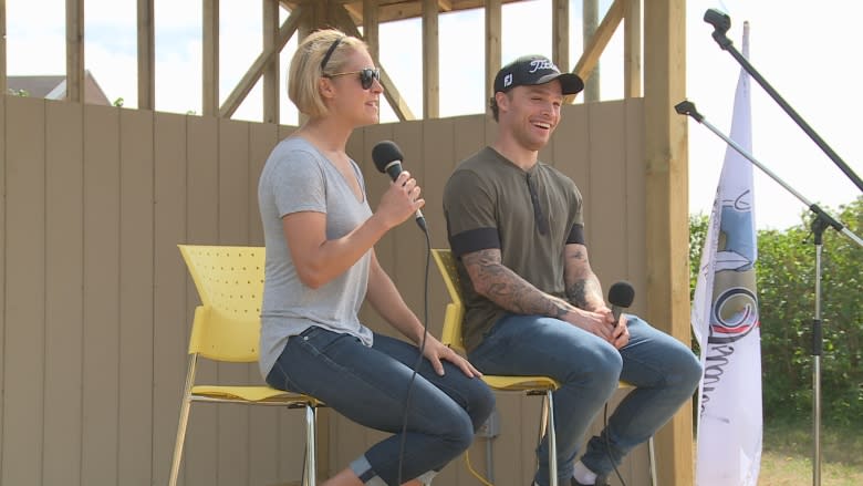 Hockey celebrities visit Lennox Island, offer kids inspirational messages