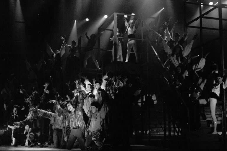 La escena de los gitanos, en el Luna Park (1991)