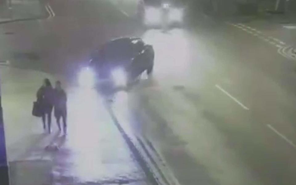 CCTV captures vicious hit and run attack in Birmingham