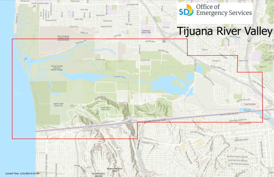 The Tijuana River Valley has been designated as flood-prone.