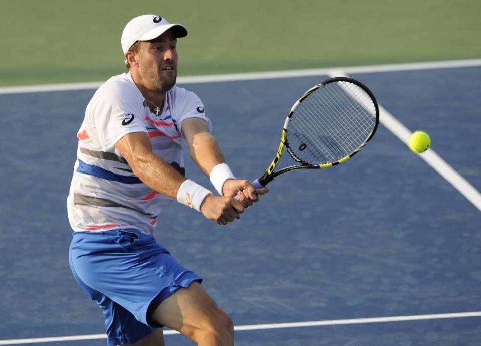 Steve Johnson, who upset No. 5 seed John Isner Wednesday, thought his opponent did deserve the big court. But they didn't get it. (AP Photo/Nick Wass)