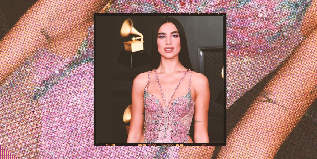 Who Else Would You Expect to Own a Denim Butterfly Crop Top? Of Course It's  Dua Lipa