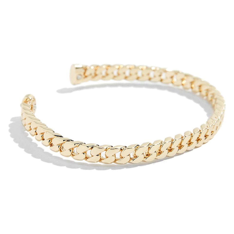 5) Chain Cuff Bracelet