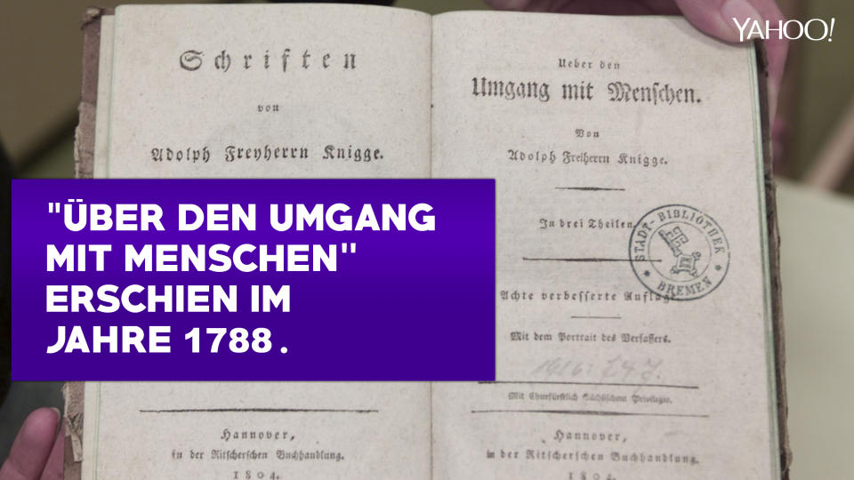 230 Jahre Knigge – 10 Fakten zum Buch „Über den Umgang mit Menschen“