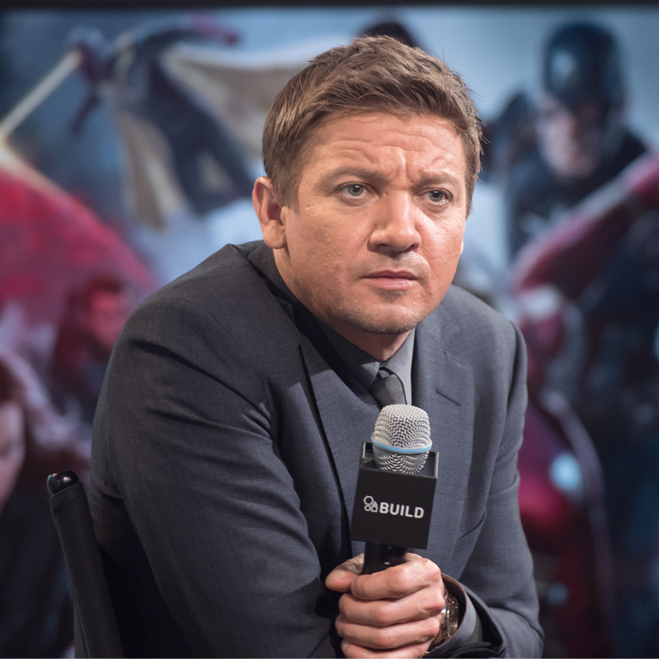 Jeremy Renner at the AOL Build Series discussion for Captain America: Civil War 2016