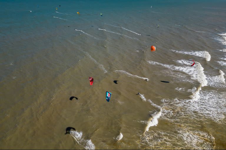 Downwind, el evento de kitesurf más grande del país, con una derivada de 12 kilómetros