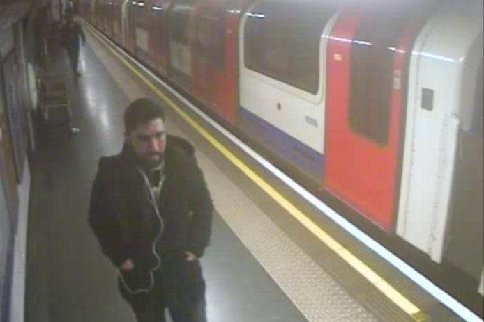 Police appeal: Officers want to speak to this man after the Marble Arch incident (British Transport Police)