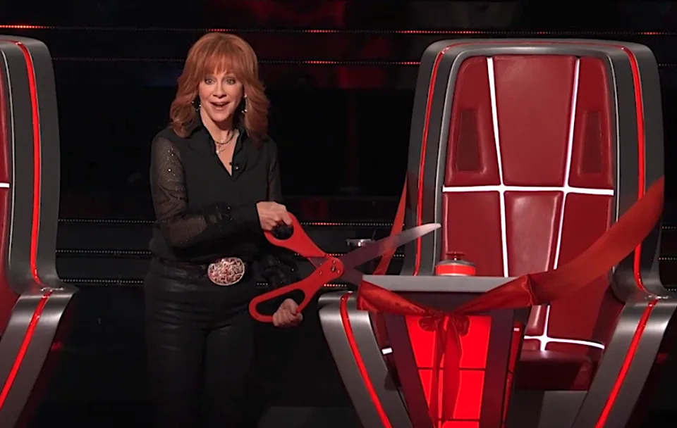 Reba McEntire makes it official on 'The Voice' Season 24 premiere. (NBC)